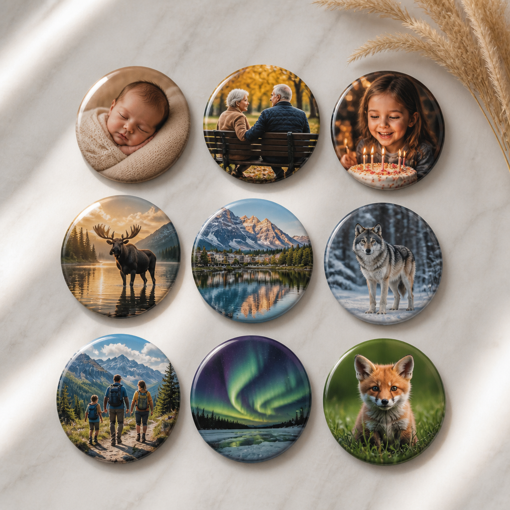 Personalized Photo Fridge Magnets | 58mm (2.25")