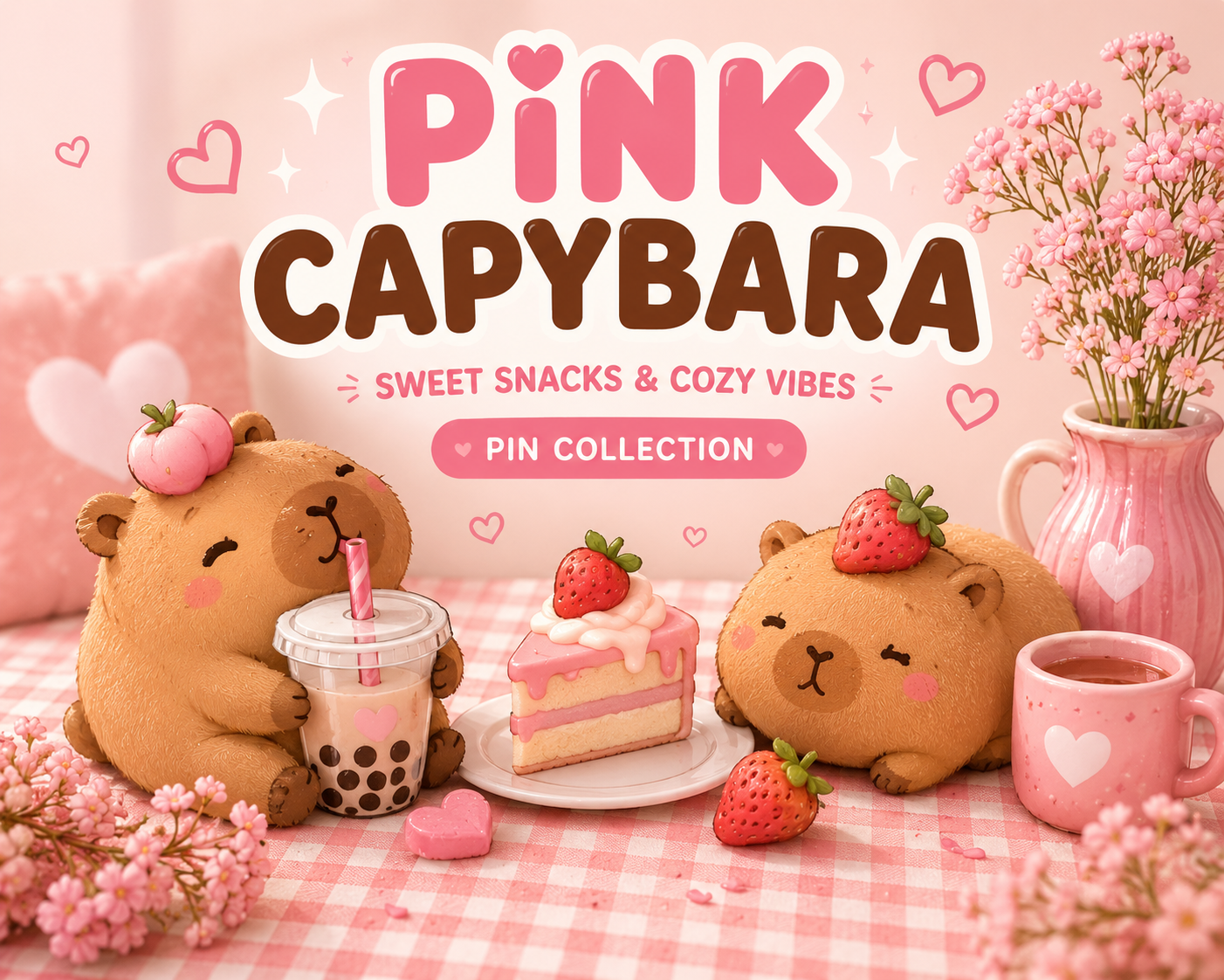 Pink Capybara