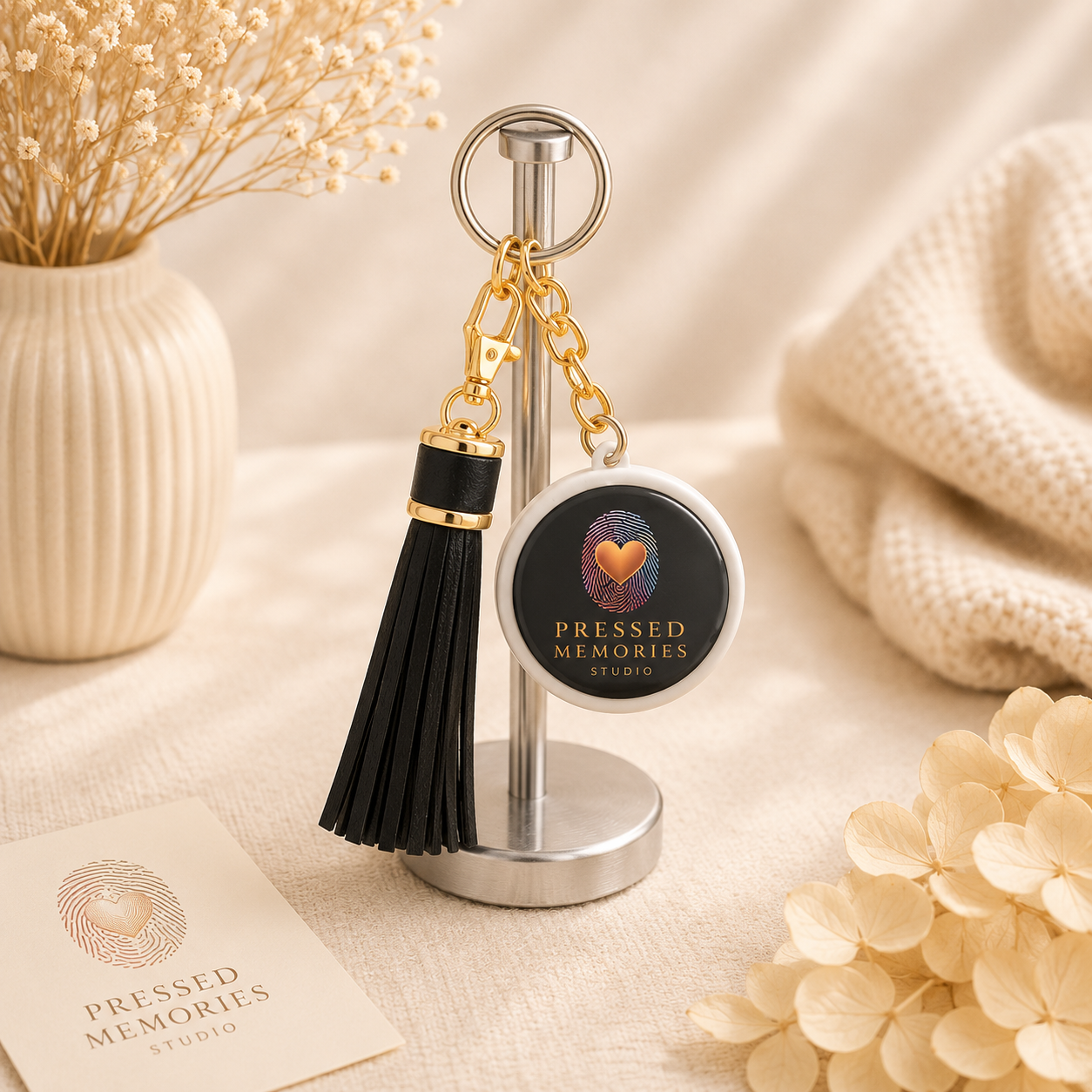 Custom Double-Sided Photo Keychain | 37mm (1.5")