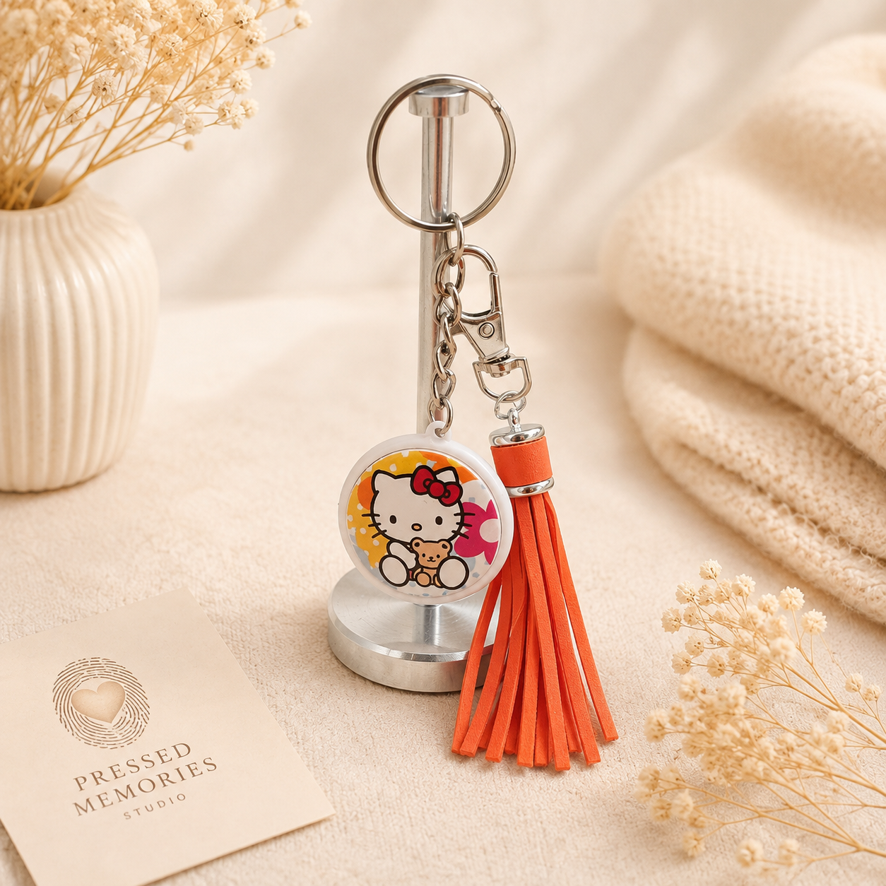 Custom Double-Sided Photo Keychain | 37mm (1.5")