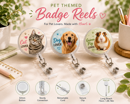 Custom Badge Reel | Personalized Photo, Logo, Name or Design | 37mm (1.5")